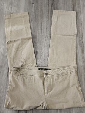 🟣3 For $51🟣 Lauren Ralph Lauren Women's Tan Modern Straight Pants